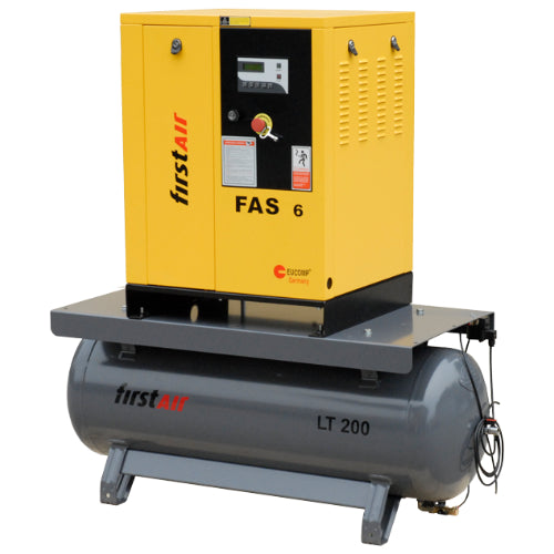 7.5HP FirstAir Rotary Screw Air Compressor 53gal (FAS6)