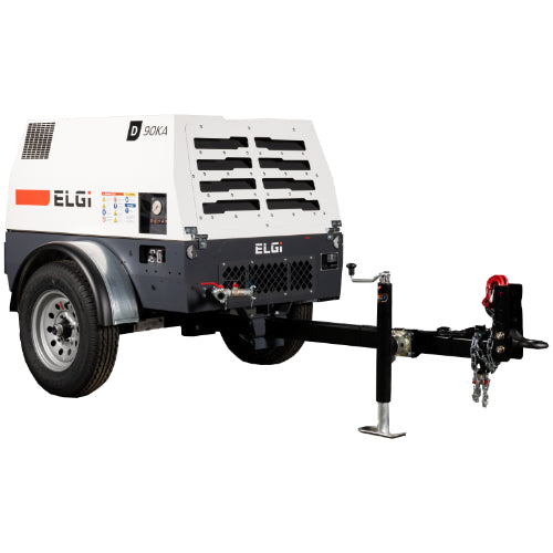 ELGi 25HP Portable Diesel Rotary Screw Air Compressor (D90KA)