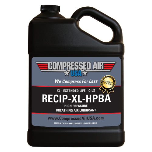 Breathing Air Oil - High Pressure Reciprocating Air Compressor Oil (RECIP-XL-HPBA)