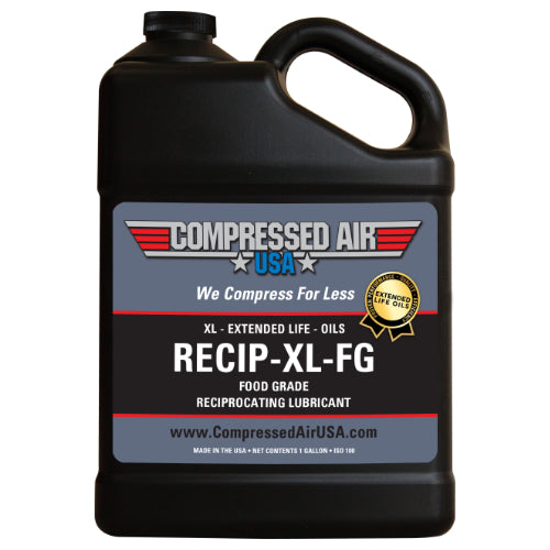 Food Grade 6000 Hour Reciprocating Air Compressor Oil (RECIP-XL-FG)
