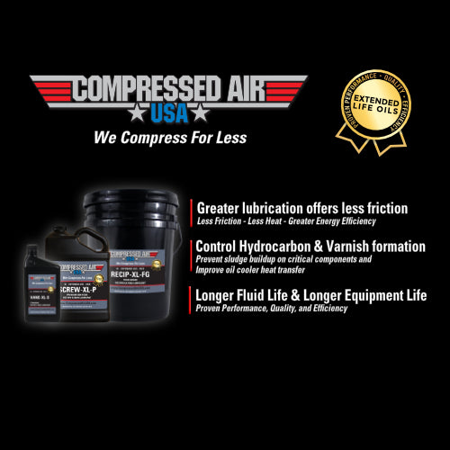 Rotary Screw Air Compressor Oil Premium Compressed Air USA